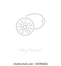 Web line icon. Kiwi