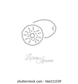 Web line icon. Kiwi
