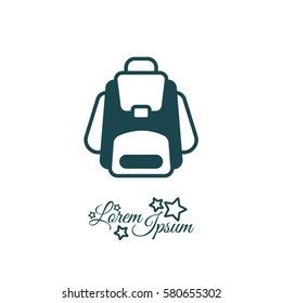 Web line icon. Knapsack
