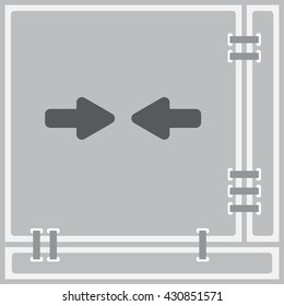 Web line icon. Left and right arrows