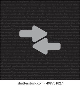 Web line icon. Left and right arrows