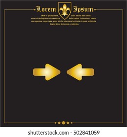 Web line icon. Left and right arrows