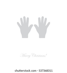 Web line icon. Left and right hands, bunch of fives