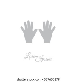 Web line icon. Left and right hands, bunch of fives