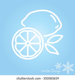 Web line icon. Lemon