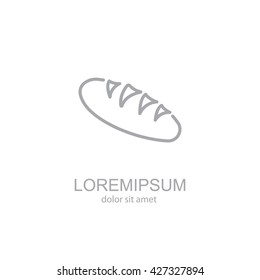 Web line icon. Long loaf