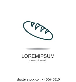 Web line icon. Long loaf