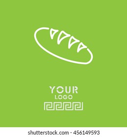 Web line icon. Long loaf