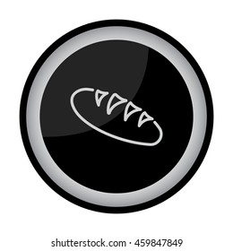 Web line icon. Long loaf