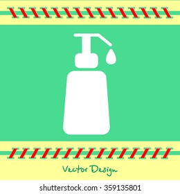 Web line icon. Lotion, cream
