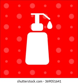 Web line icon. Lotion, cream