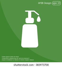 Web line icon. Lotion, cream