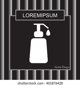 Web line icon. Lotion, cream