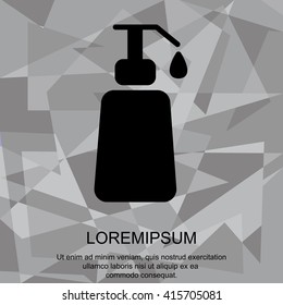 Web line icon. Lotion, cream