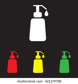 Web line icon. Lotion, cream
