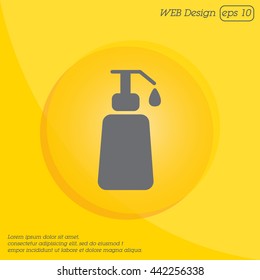 Web line icon. Lotion, cream