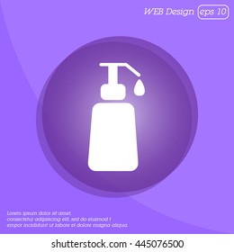Web line icon. Lotion, cream
