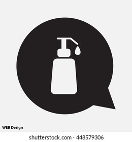 Web line icon. Lotion, cream