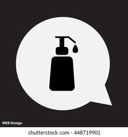 Web line icon. Lotion, cream