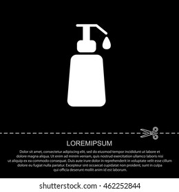 Web line icon. Lotion, cream