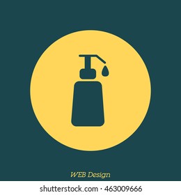 Web line icon. Lotion, cream