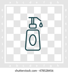 Web line icon. Lotion, cream