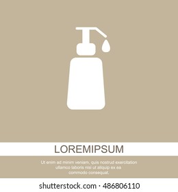 Web line icon. Lotion, cream