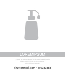 Web line icon. Lotion, cream