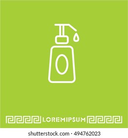 Web line icon. Lotion, cream