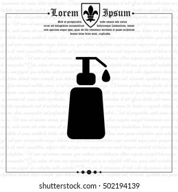 Web line icon. Lotion, cream