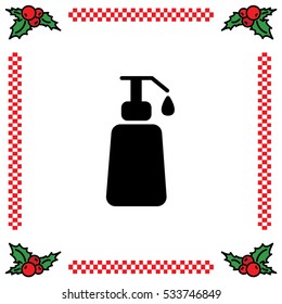 Web line icon. Lotion, cream