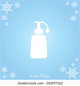Web line icon. Lotion, cream