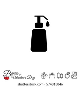 Web line icon. Lotion, cream