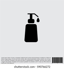 Web line icon. Lotion, cream
