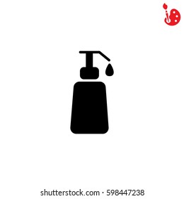 Web line icon. Lotion, cream