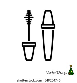 Web line icon. Mascara