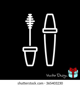 Web line icon. Mascara