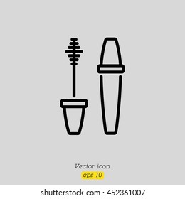 Web line icon. Mascara