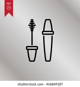 Web line icon. Mascara