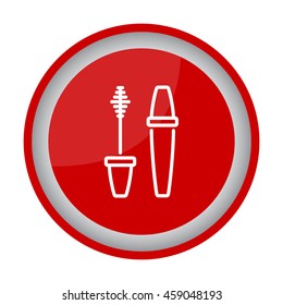 Web line icon. Mascara