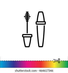 Web line icon. Mascara