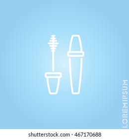 Web line icon. Mascara