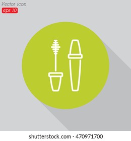 Web line icon. Mascara