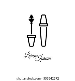 Web line icon. Mascara