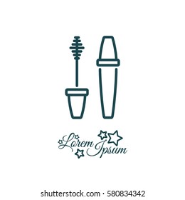 Web line icon. Mascara