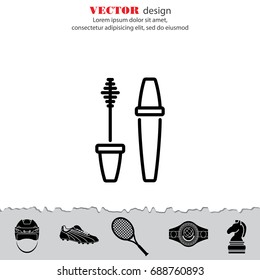Web line icon. Mascara