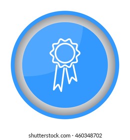 Web line icon. Medal for animals, Medal winner