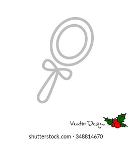 Web line icon. Mirror