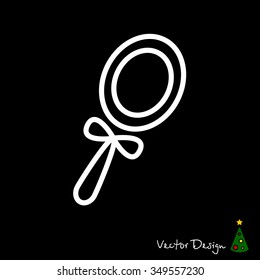 Web line icon. Mirror