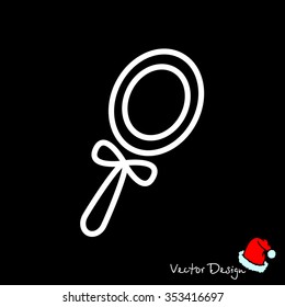 Web line icon. Mirror